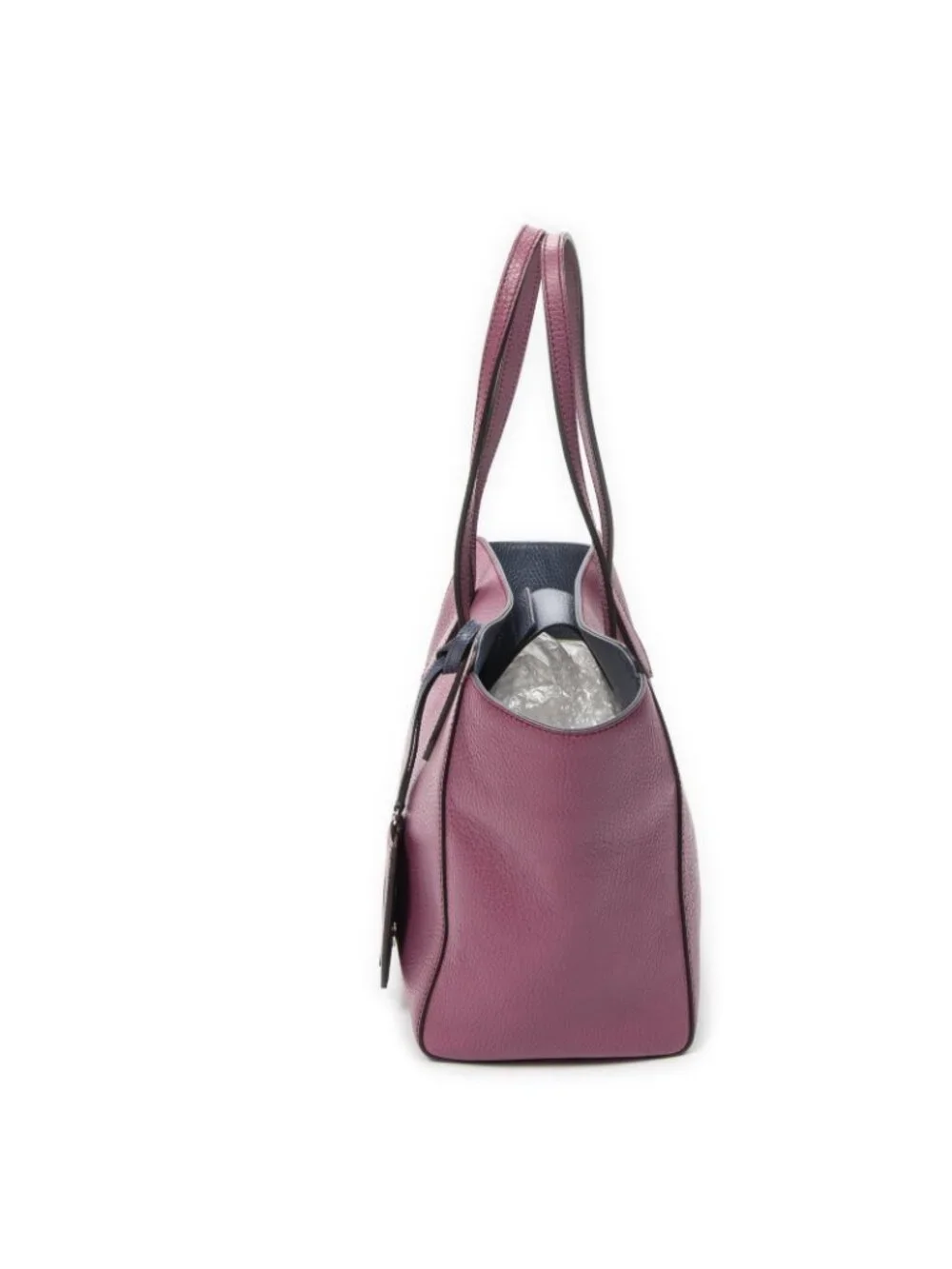 Gucci Small Swing Tote Purple Grain Calf Skin Leather